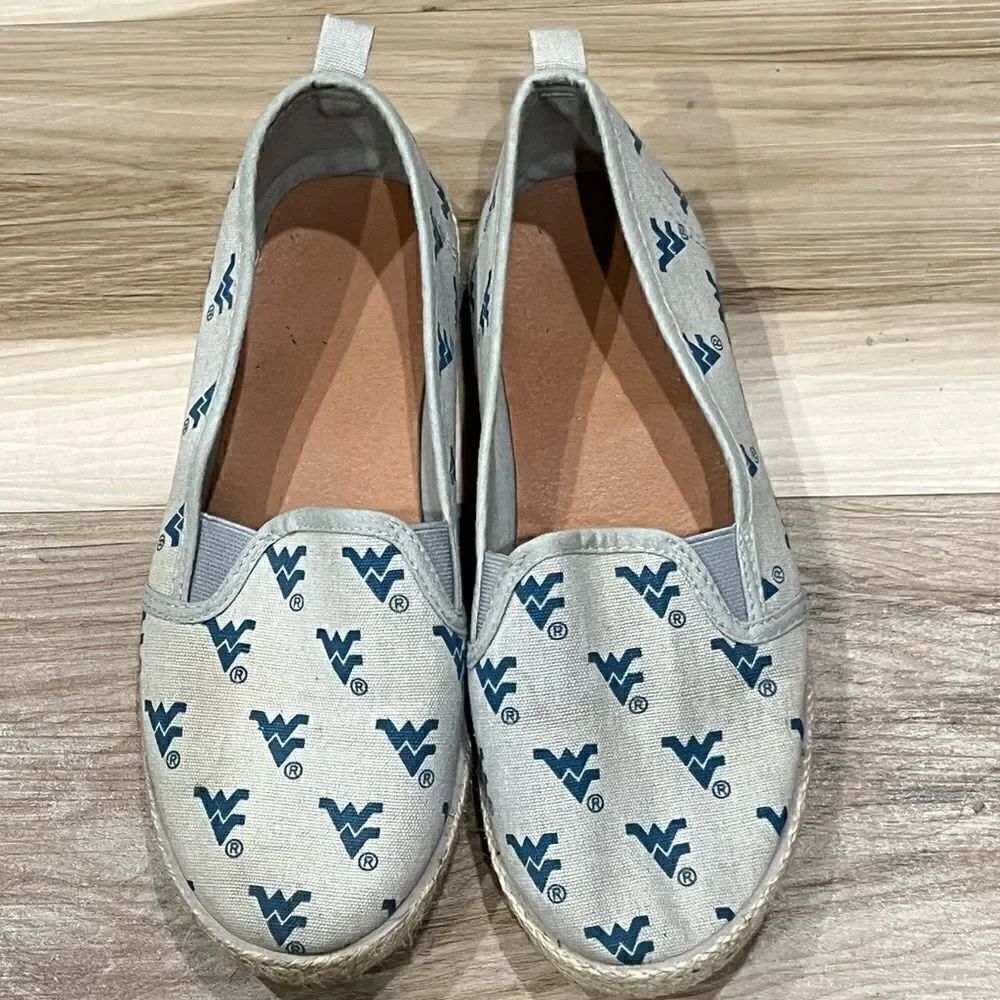 FOCO West Virginia Mountaineers Canvas Shoe Women’s Medium 7/8